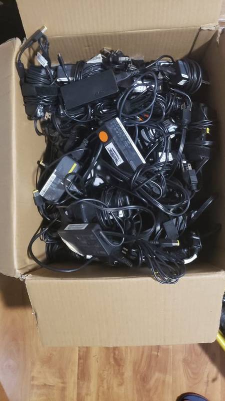 Chargeur Lenovo 45W d'origine bout carré