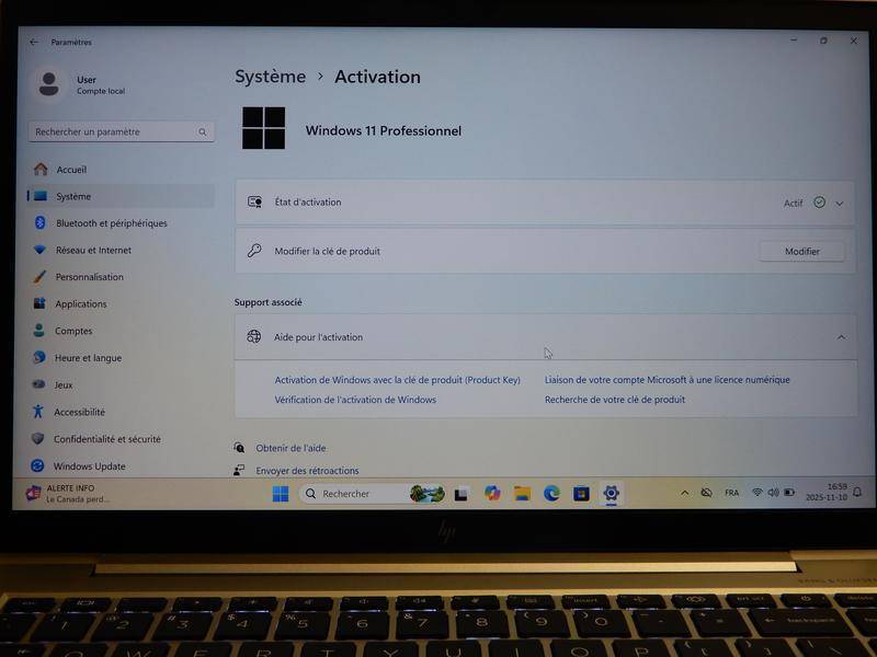 Image 7 de HP EliteBook 840 G8|i7-11th Gen|GPU Iris| 32 GB DDR4| 1 To SSD|Win11 pro| Performance assurée