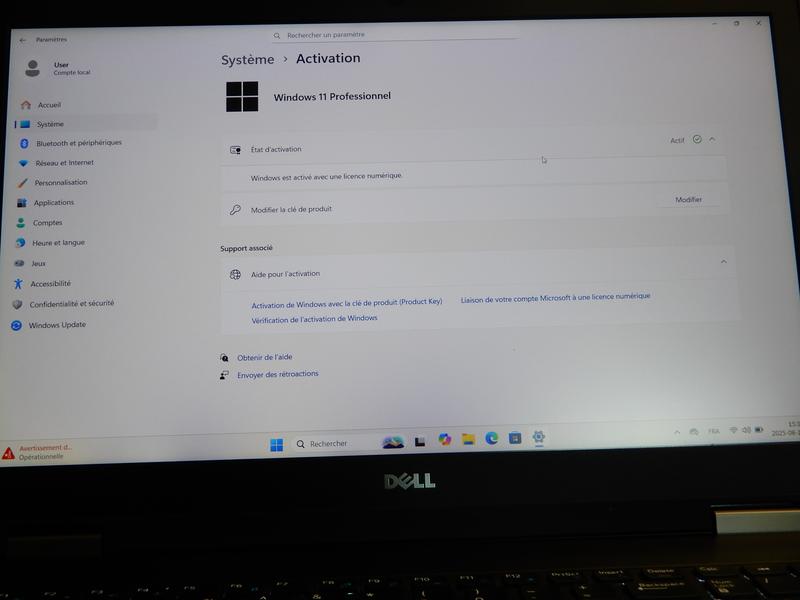 Dell latitude E5570|i5-6300U|16GB DDR4|1 TB SSD|écran 15.6"|Windows 11 Pro